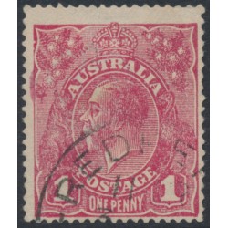 AUSTRALIA - 1918 1d lilac-rose KGV (G70½), die I substituted cliché [IV/35], used – SG # 72KA(2)ka