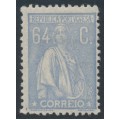 PORTUGAL - 1924 64c pale blue Ceres, perf. 12:11½, MH – Michel # 283
