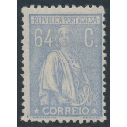 PORTUGAL - 1924 64c pale blue Ceres, perf. 12:11½, MH – Michel # 283