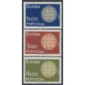 PORTUGAL - 1970 EUROPA set of 3, MNH – Michel # 1092-1094