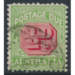 AUSTRALIA - 1914 ½d rose-red/green Postage Due, sideways watermark, used – SG # D77a AUSTRALIA - 1914 ½d rose-red/green Postage Due, sideways watermark, used – SG # D77a