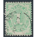 AUSTRALIA - 1902 1d emerald Postage Due, blank base, perf. 11½:12, used – SG # D2w AUSTRALIA - 1902 1d emerald Postage Due, blank base, perf. 11½:12, used – SG # D2w
