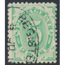 AUSTRALIA - 1903 5d emerald Postage Due, perf. 11:11, upright watermark, used – SG # D39