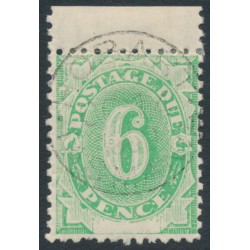 AUSTRALIA - 1902 6d emerald Postage Due, blank base, perf. 12:12, CTO – SG # D6w