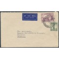 AUSTRALIA - 1937 9d purple NSW on airmail cover to Belgium – ACSC # 177+208A AUSTRALIA - 1937 9d purple NSW on airmail cover to Belgium – ACSC # 177+208A