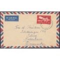 AUSTRALIA - 1964 2/3 red Airmail on airmail cover to Denmark – ACSC # 424 AUSTRALIA - 1964 2/3 red Airmail on airmail cover to Denmark – ACSC # 424