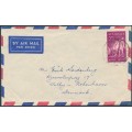 AUSTRALIA - 1965 2/3 purple ANZAC on airmail cover to Denmark – ACSC # 428 AUSTRALIA - 1965 2/3 purple ANZAC on airmail cover to Denmark – ACSC # 428
