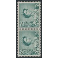 AUSTRALIA - 1959 3d blue-green QEII, coil pair, MNH – SG # 311a