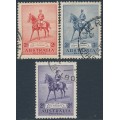 AUSTRALIA - 1935 2d to 2/- KGV Silver Jubilee set of 3, used – SG # 156-158