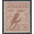 AUSTRALIA - 1932 6d red-brown Kookaburra, MNH – SG # 146