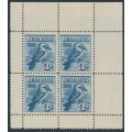 AUSTRALIA - 1928 3d blue Kookaburra Melbourne Exhibition M/S, MH – SG # MS106a AUSTRALIA - 1928 3d blue Kookaburra Melbourne Exhibition M/S, MH – SG # MS106a