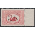 AUSTRALIA - 1929 1½d carmine-red Swan, perforated OS, MNH – SG # O120