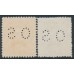 AUSTRALIA - 1930 1½d red & 3d blue Sturt set of 2, perf. OS, CTO – SG # O121-O122