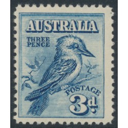 AUSTRALIA - 1928 3d blue Kookaburra, MNH – SG # 106