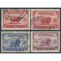 AUSTRALIA - 1934 2d to 9d MacArthur Centenary set of 4, used – SG # 150-152+150a