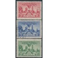 AUSTRALIA - 1936 2d to 1/- SA Centenary set of 3, CTO – SG # 161-163