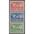 AUSTRALIA - 1936 2d to 1/- SA Centenary set of 3, MNH – SG # 161-163