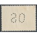 AUSTRALIA - 1929 3d green Airmail (vertical mesh), perf. OS, MH – SG # O119