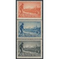 AUSTRALIA - 1934 2d to 1/- Centenary of Victoria set of 3 perf. 10½, MNH – SG # 147-149