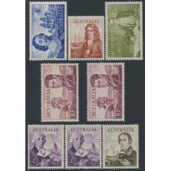 AUSTRALIA - 1963-65 4/- to £2 Navigators set of 8, MNH – SG # 355-360 + 358a + 359a AUSTRALIA - 1963-65 4/- to £2 Navigators set of 8, MNH – SG # 355-360 + 358a + 359a