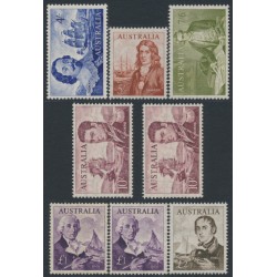 AUSTRALIA - 1963-65 4/- to £2 Navigators set of 8, MH – SG # 355-360 + 358a + 359a AUSTRALIA - 1963-65 4/- to £2 Navigators set of 8, MH – SG # 355-360 + 358a + 359a