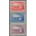 AUSTRALIA - 1937 2d to 9d NSW Anniversary set of 3, MNH – SG # 193-195 AUSTRALIA - 1937 2d to 9d NSW Anniversary set of 3, MNH – SG # 193-195