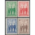 AUSTRALIA - 1940 1d to 6d Australian Imperial Forces (AIF) set of 4, MNH – SG # 196-199 AUSTRALIA - 1940 1d to 6d Australian Imperial Forces (AIF) set of 4, MNH – SG # 196-199