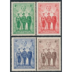 AUSTRALIA - 1940 1d to 6d Australian Imperial Forces (AIF) set of 4, MNH – SG # 196-199