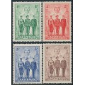 AUSTRALIA - 1940 1d to 6d Australian Imperial Forces (AIF) set of 4, MNH – SG # 196-199 AUSTRALIA - 1940 1d to 6d Australian Imperial Forces (AIF) set of 4, MNH – SG # 196-199