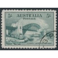 AUSTRALIA - 1932 5/- blue-green Sydney Harbour Bridge, CTO – SG # 143 AUSTRALIA - 1932 5/- blue-green Sydney Harbour Bridge, CTO – SG # 143