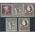 AUSTRALIA - 1948-1956 1/3 to 2/- Definitives, MNH – SG # 223-224f AUSTRALIA - 1948-1956 1/3 to 2/- Definitives, MNH – SG # 223-224f