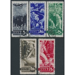 RUSSIA / USSR - 1935 Anniversary of WWI set of 5, vertical watermark, used – Michel # 494X-498X RUSSIA / USSR - 1935 Anniversary of WWI set of 5, vertical watermark, used – Michel # 494X-498X