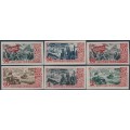 RUSSIA / USSR - 1947 October Revolution set of 6, imperf., MNH – Michel # 1162B-1167B RUSSIA / USSR - 1947 October Revolution set of 6, imperf., MNH – Michel # 1162B-1167B