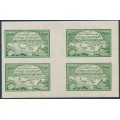 RUSSIA - 1921 2250R green Volga Relief issue, gutter block of 4, MNH – Michel # 168 RUSSIA - 1921 2250R green Volga Relief issue, gutter block of 4, MNH – Michel # 168