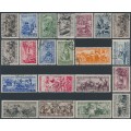 RUSSIA / USSR - 1933 Peoples of the U.S.S.R. set of 21, used – Michel # 429-449 RUSSIA / USSR - 1933 Peoples of the U.S.S.R. set of 21, used – Michel # 429-449
