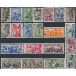 RUSSIA / USSR - 1933 Peoples of the U.S.S.R. set of 21, used – Michel # 429-449 RUSSIA / USSR - 1933 Peoples of the U.S.S.R. set of 21, used – Michel # 429-449