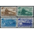 RUSSIA / USSR - 1948 Five Year Plan (Transport) set of 4, used – Michel # 1252-1255