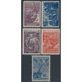 RUSSIA / USSR - 1942 Great Fatherland War set of 5, MH – Michel # 842-846 RUSSIA / USSR - 1942 Great Fatherland War set of 5, MH – Michel # 842-846