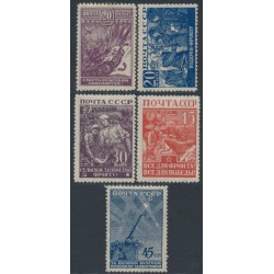 RUSSIA / USSR - 1942 Great Fatherland War set of 5, MH – Michel # 842-846