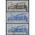 RUSSIA / USSR - 1932 Philatelic Exhibition set, used – Michel # 422A+423A+423C RUSSIA / USSR - 1932 Philatelic Exhibition set, used – Michel # 422A+423A+423C
