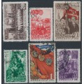 RUSSIA / USSR - 1948 Komsomol set of 6, used – Michel # 1280-1285