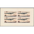 RUSSIA / USSR - 1937 1R black/brown Aircraft Exhibition M/S, MH – Michel # Block 3