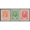 RUSSIA - 1916 1K to 3K Romanov Currency Stamps, MNG – Michel # 110-112 RUSSIA - 1916 1K to 3K Romanov Currency Stamps, MNG – Michel # 110-112