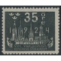SWEDEN - 1924 35öre grey-black World Postal Congress, used – Facit # 202 SWEDEN - 1924 35öre grey-black World Postal Congress, used – Facit # 202