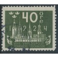 SWEDEN - 1924 40öre olive-green World Postal Congress, used – Facit # 203 SWEDEN - 1924 40öre olive-green World Postal Congress, used – Facit # 203