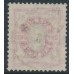 SWEDEN - 1892 4öre deep carmine/ultramarine-blue Bicoloured Numeral, used – Facit # 64a