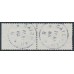 SWEDEN - 1941 5Kr blue Royal Palace perf. 4-sides + 3-sides pair, used – Facit # 332CB