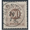SWEDEN - 1877 30öre brown Ring Type, perf. 13, used – Facit # 35i SWEDEN - 1877 30öre brown Ring Type, perf. 13, used – Facit # 35i