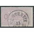 SWEDEN - 1881 6öre bluish lilac Official (Tjänstemärke), perf. 13, used – Facit # TJ15b