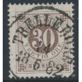 SWEDEN - 1877 30öre olivish brown Ring Type, perf. 13, used – Facit # 35g SWEDEN - 1877 30öre olivish brown Ring Type, perf. 13, used – Facit # 35g
